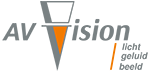 AV Vision – Licht, geluid en beeld Logo